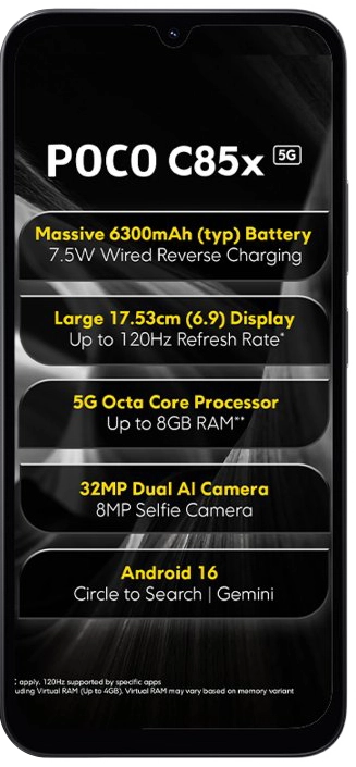 POCO C85x