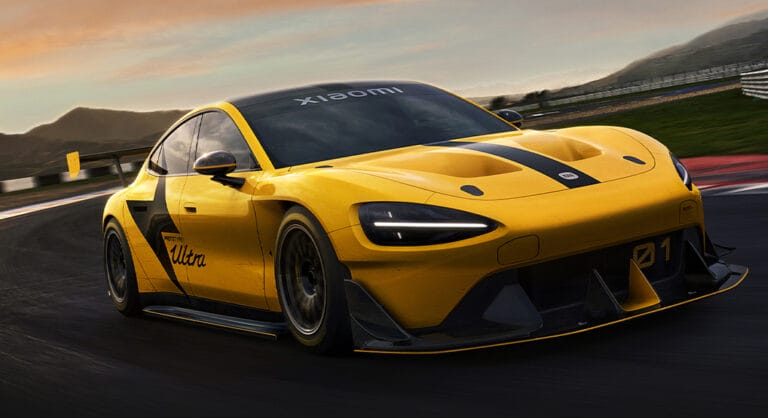 This is how the mass-produced version of the Xiaomi SU7 Ultra looks like