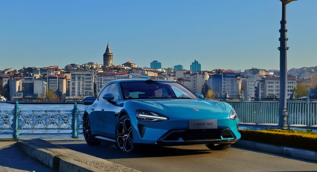 Xiaomi SU7 в Стамбуле
