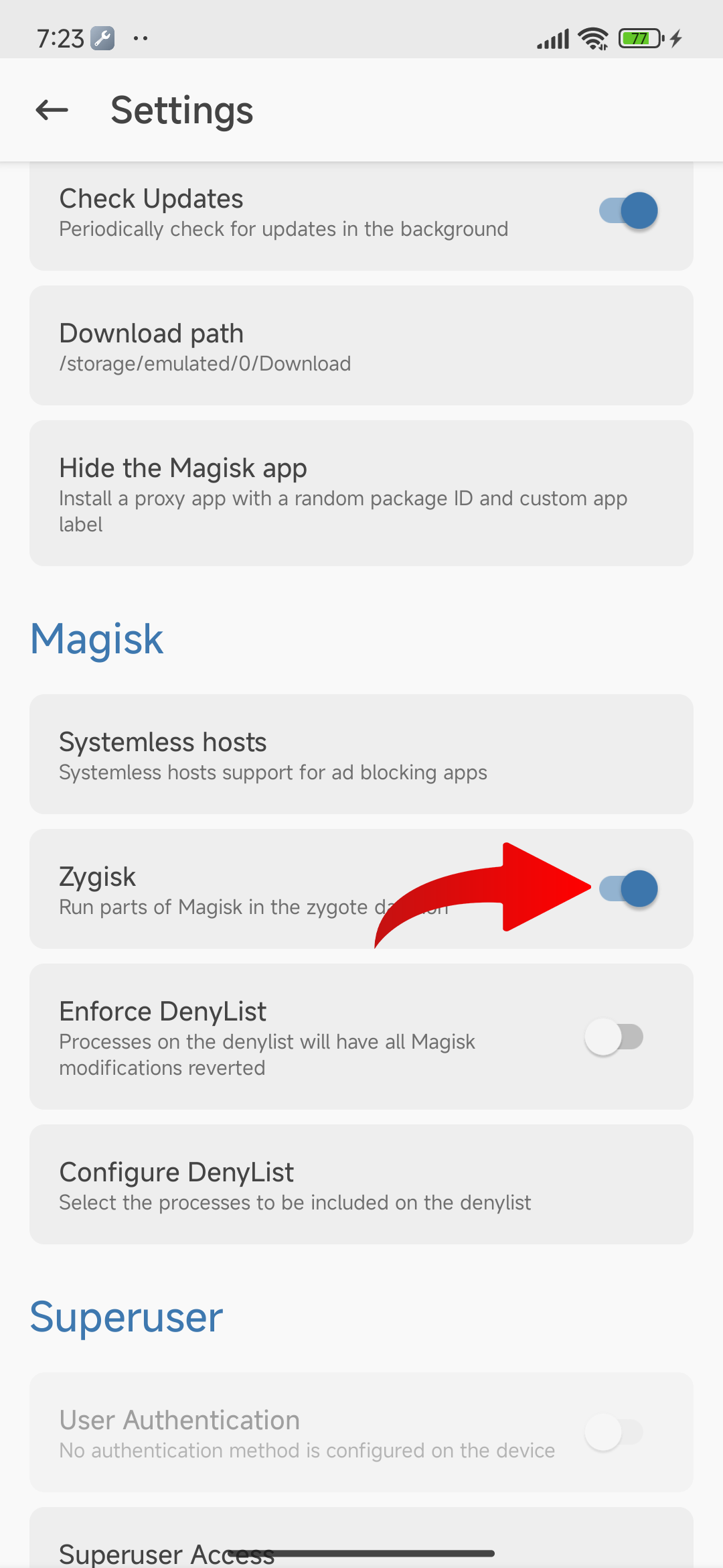 Understanding Zygisk: How to use and install Zygisk on Xiaomi Devices 3 Screenshot 20240914 192310