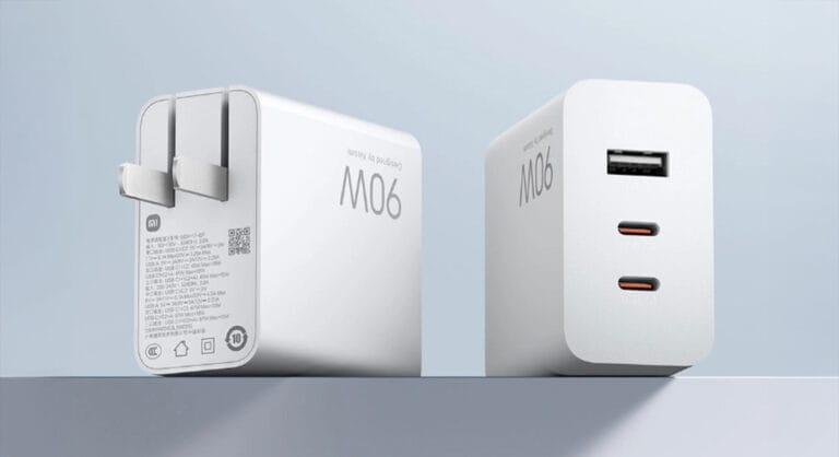 Xiaomi launches 90W GaN three-port charger set
