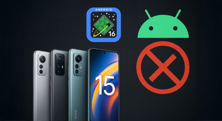 31 Xiaomi-Handys erhalten kein Android 16-Update