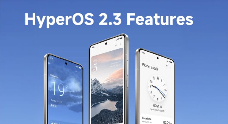 Xiaomi HyperOS 2.3 new features list and details