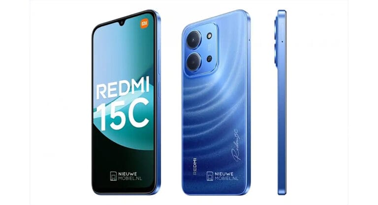 As renderizações vazadas do REDMI 15C mostram quatro opções de cores