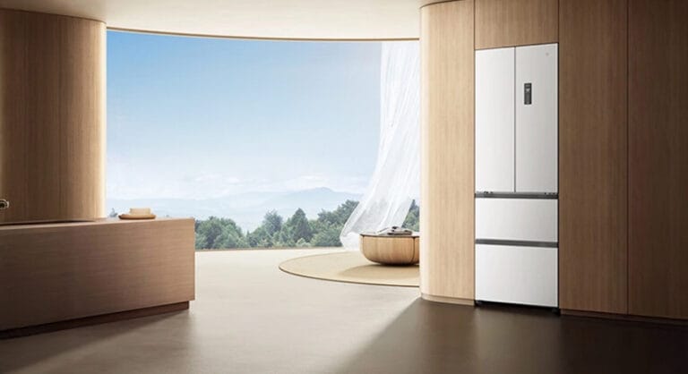 A Xiaomi lança um refrigerador inteligente fino de 400L com zona de temperatura variável