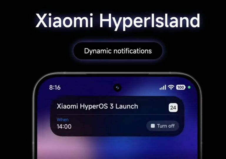 Xiaomi HyperOS 3 HyperIsland se expande para mais de 60 aplicativos