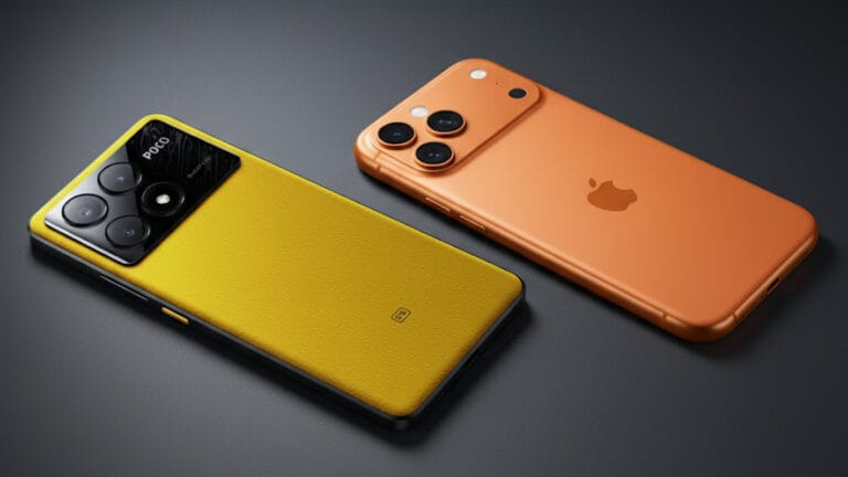 Este telefone POCO de US$ 350 acertou em cheio no design do iPhone 17 Pro anos atrás