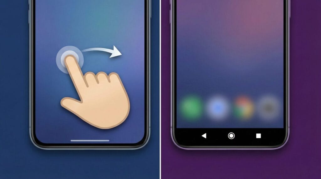 Navigation gestures Xiaomi