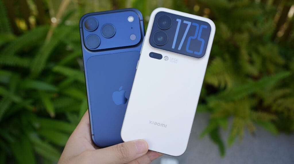 Xiaomi 17 Pro Max and iPhone 17 Pro Max