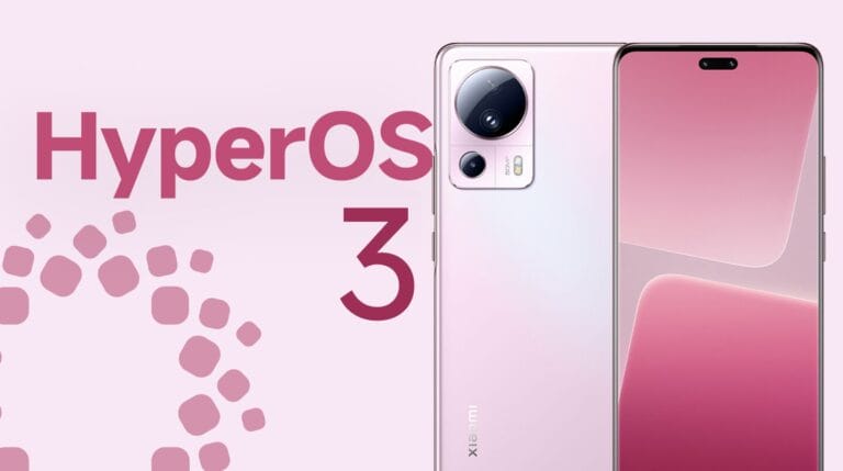Xiaomi 13 Lite inicia testes internos do HyperOS 3 com base no Android 15