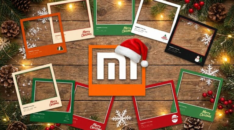 O HyperOS 3 recebe marcas d’água de Natal para a câmera com 3 layouts e 9 estilos