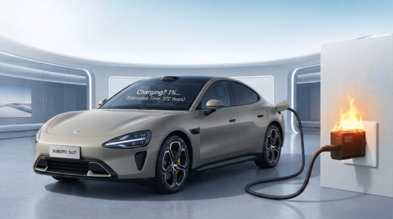 ¿Es posible cargar el Xiaomi SU7 con un cargador de teléfono?