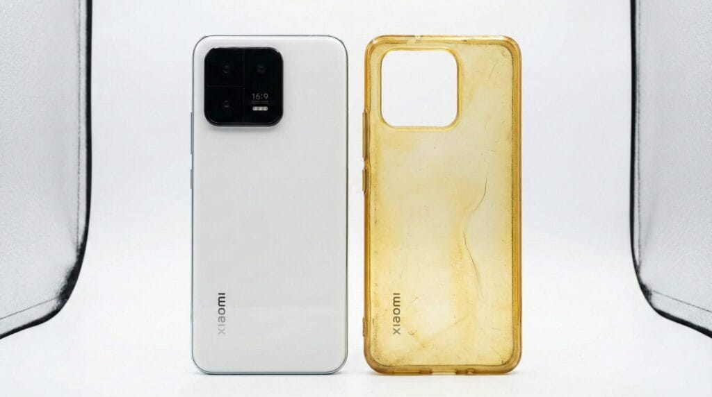 yellowed xiaomi case 2