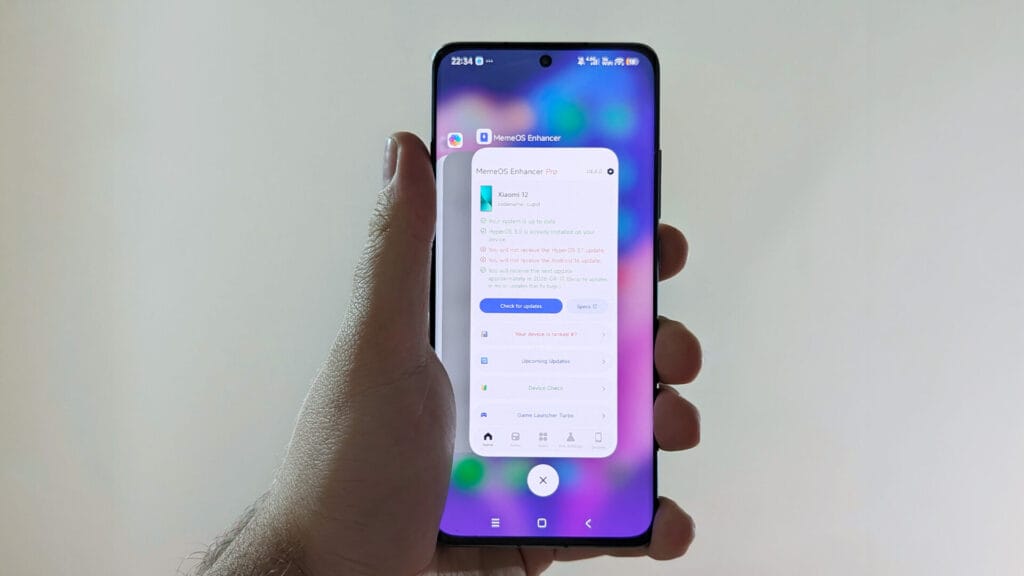 POCO launcher iOS recent apps