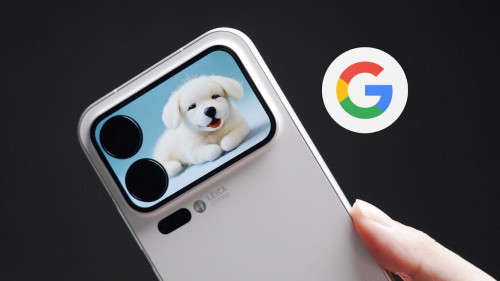 Xiaomi 17 Pro Max e ícone do Google