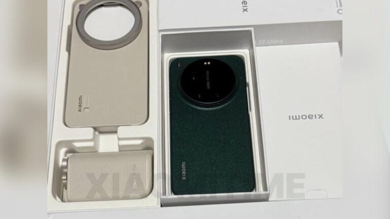 O dispositivo global Xiaomi 17 Ultra foi visto pela primeira vez com o conteúdo da caixa