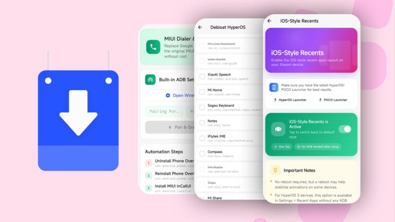O MemeOS Enhancer traz 3 mods populares do HyperOS, incluindo recents no estilo iOS