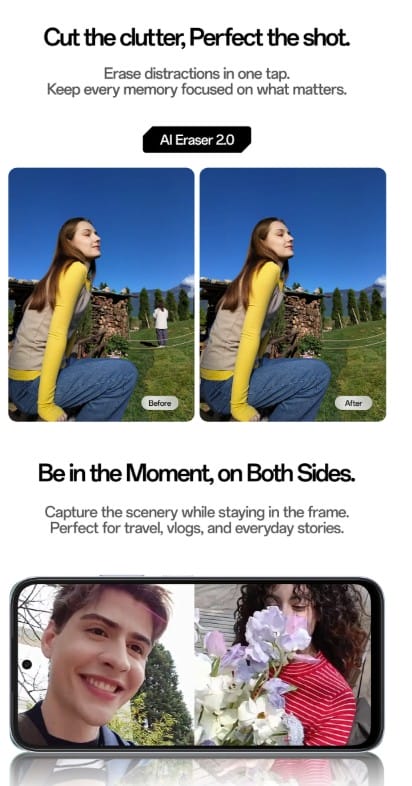 More details of OPPO K14 officially confirmed ahead of launch 4 Oppo K14 5G AI Eraser 2.0 and Dual View Video