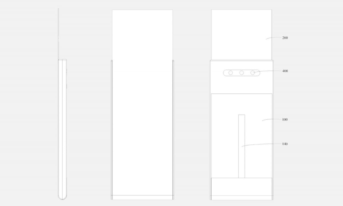 Vivo patents a vertically rollable smartphone with a taller expanding display 2 Vivo Rollable phone