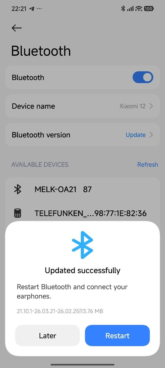 Actualización Bluetooth Xiaomi Abril 2026: Nuevas funciones y guía de instalación 3 Bluetoth Update 1