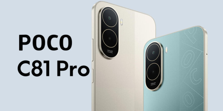 POCO C81 Pro Out: Batería de 6000mAh y pantalla de 120Hz con un presupuesto ajustado