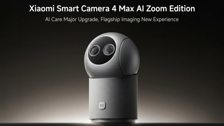 Xiaomi Smart Camera 4 Max AI Zoom Edition Announced