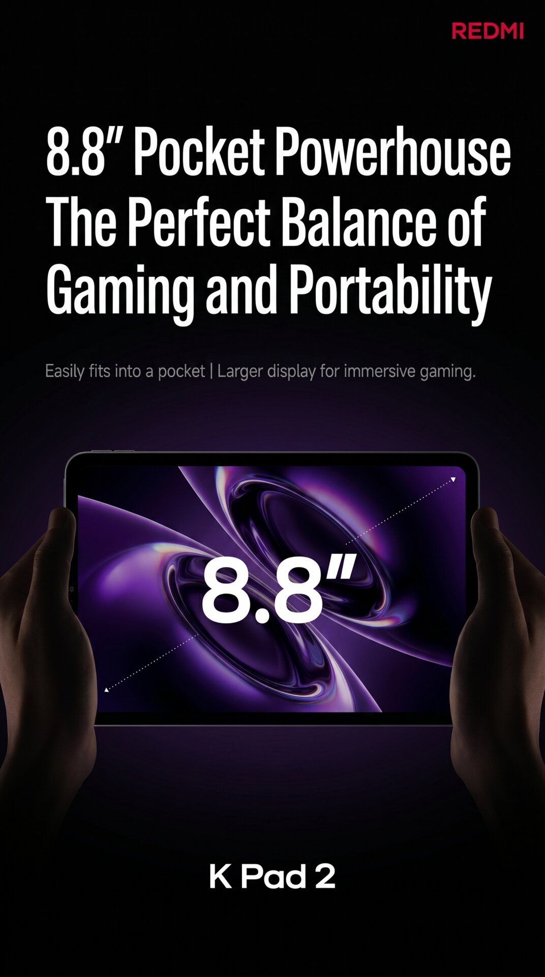 Lanzamiento oficial del REDMI K Pad 2: La pequeña tableta para juegos de 8,8 pulgadas 6 redmi k pAD 2 3 1