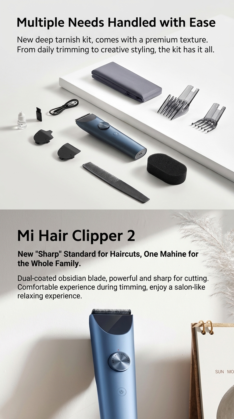 Xiaomi lanza el set Mijia Hair Clipper 2: Nivel profesional con cuchillas de precisión 4 translate image into 202604141458