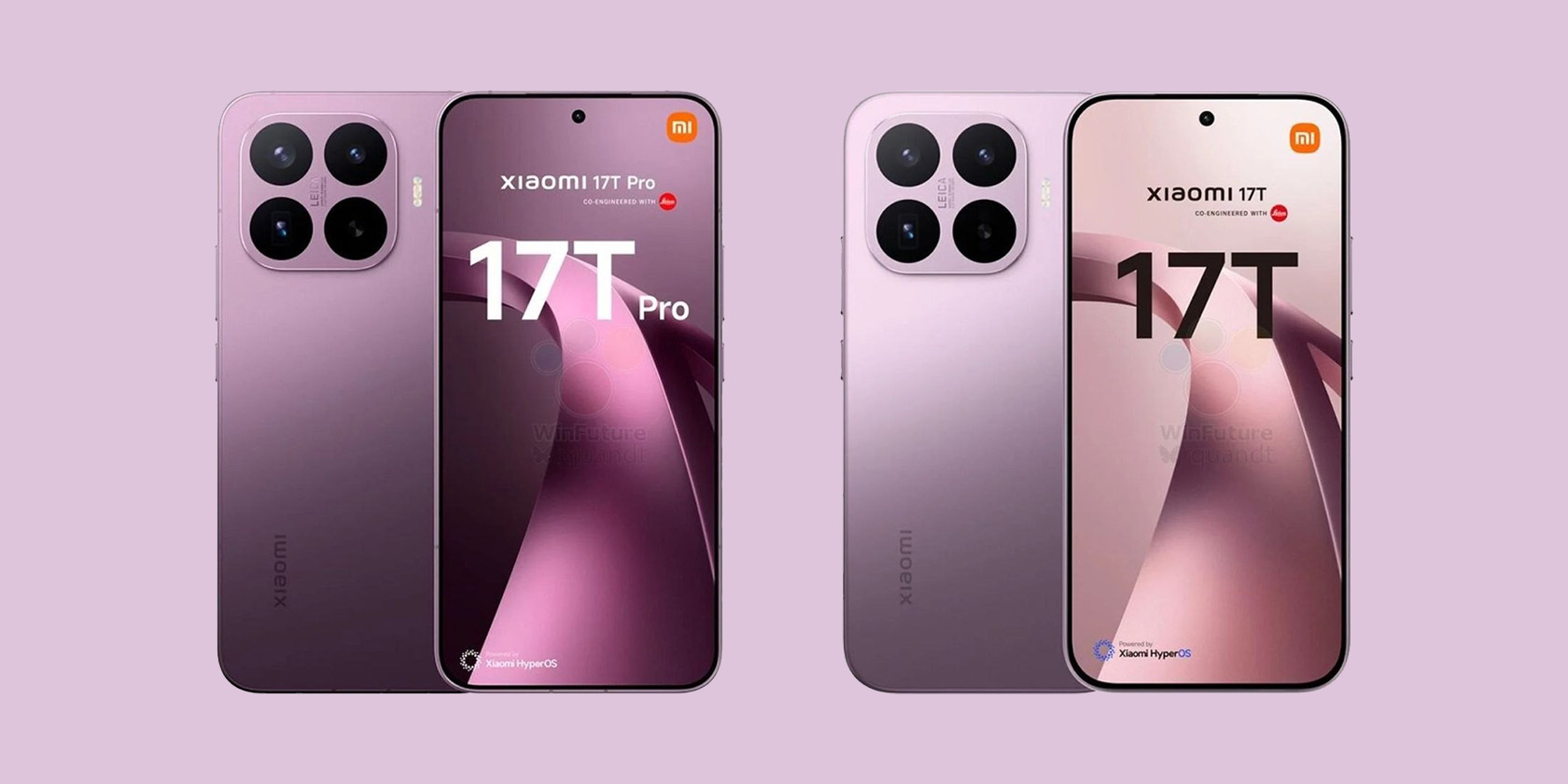 Official Xiaomi 17T and 17T Pro Renders Leaked – A Closer Look at