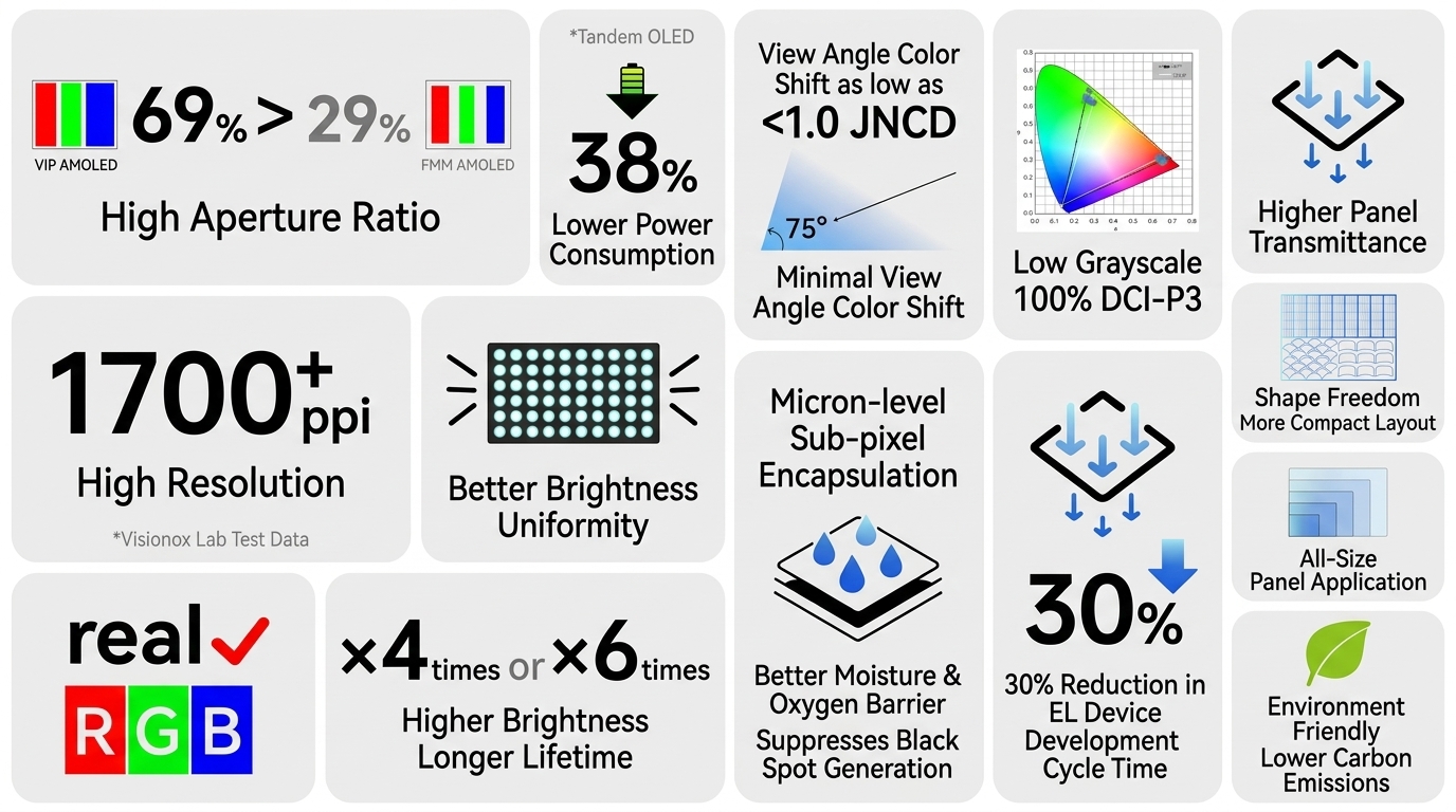 Xiaomi may use Visionox ViP OLED panels in future products 2 Visionix Panel Specs