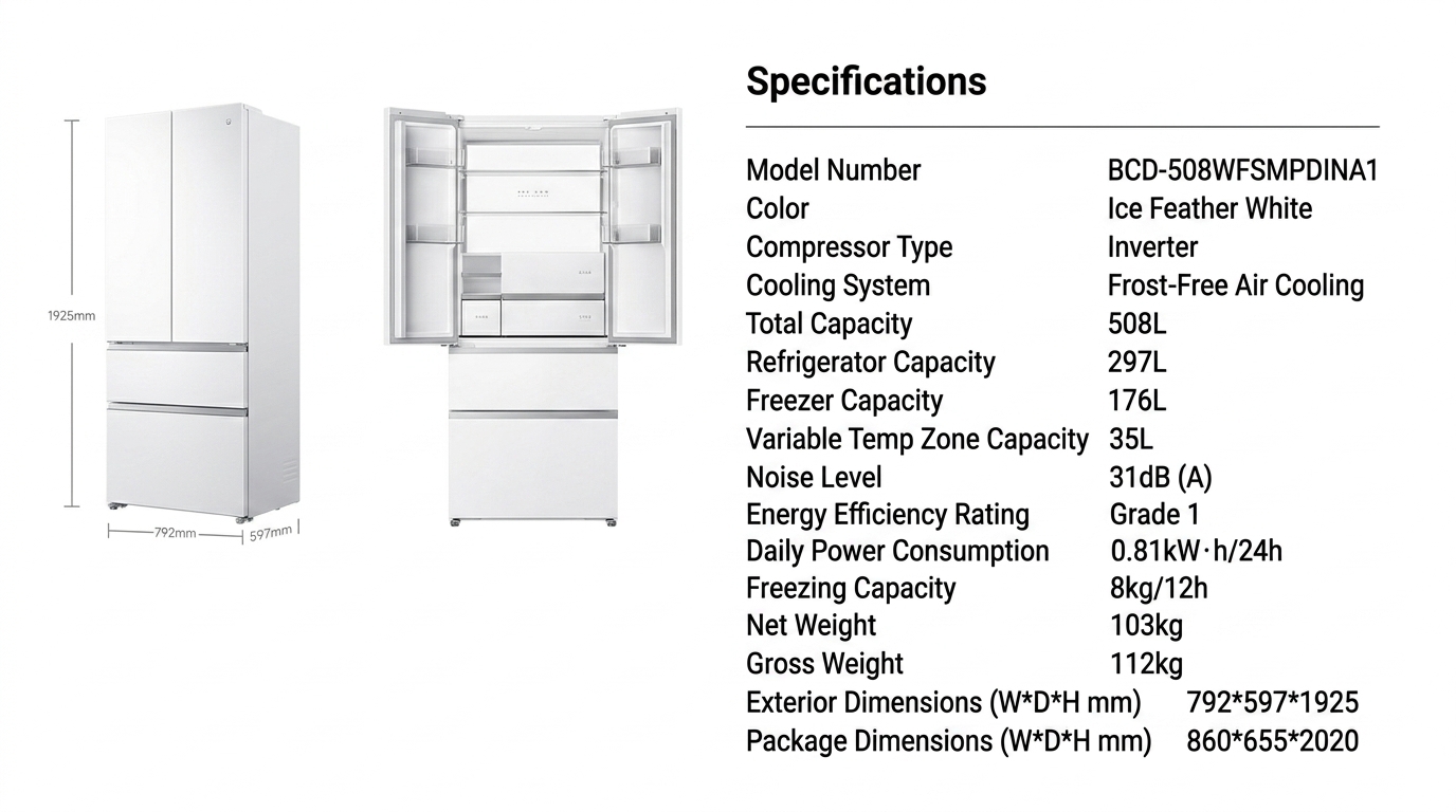 Xiaomi Mijia Refrigerator Pro 508L launches with ion purification 6 Xiaomi Mijia Refrigerator Pro 508L 2