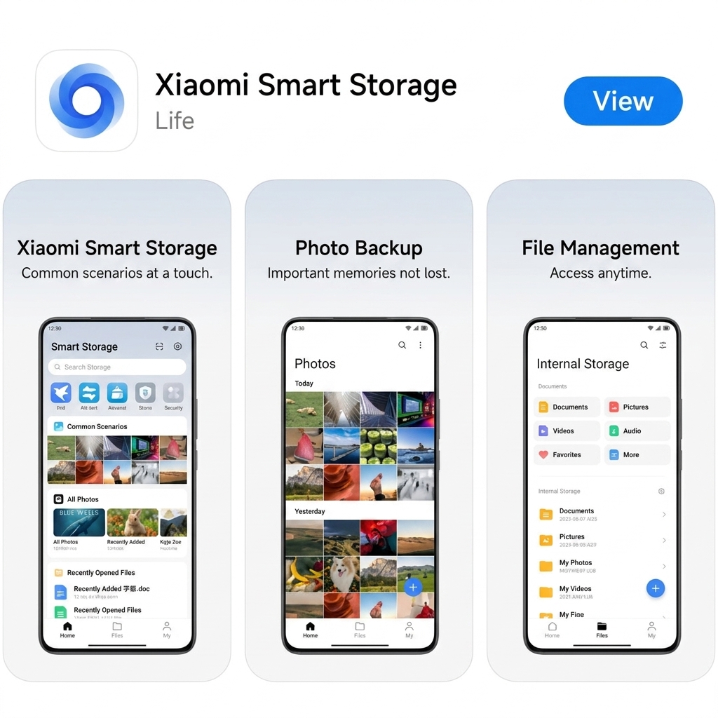 Скриншот Xiaomi Smart Storage App