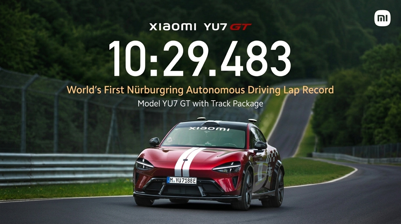 Xiaomi YU7 GT sets world-first Nürburgring autonomous driving record (Video) 2 YU7 GT