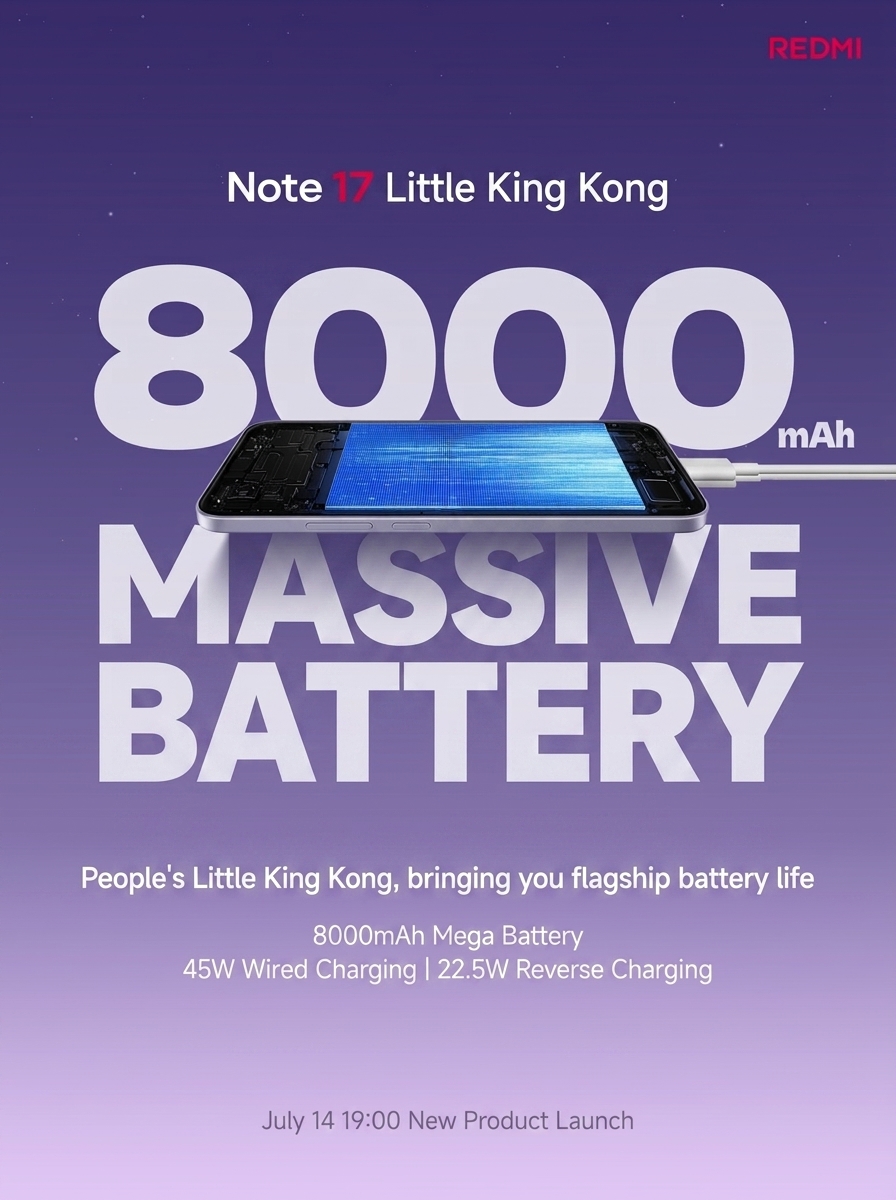 Xiaomi unveils REDMI Note 17 with largest OLED display and huge battery for gamers 2 REDMI Note 17 poster 2