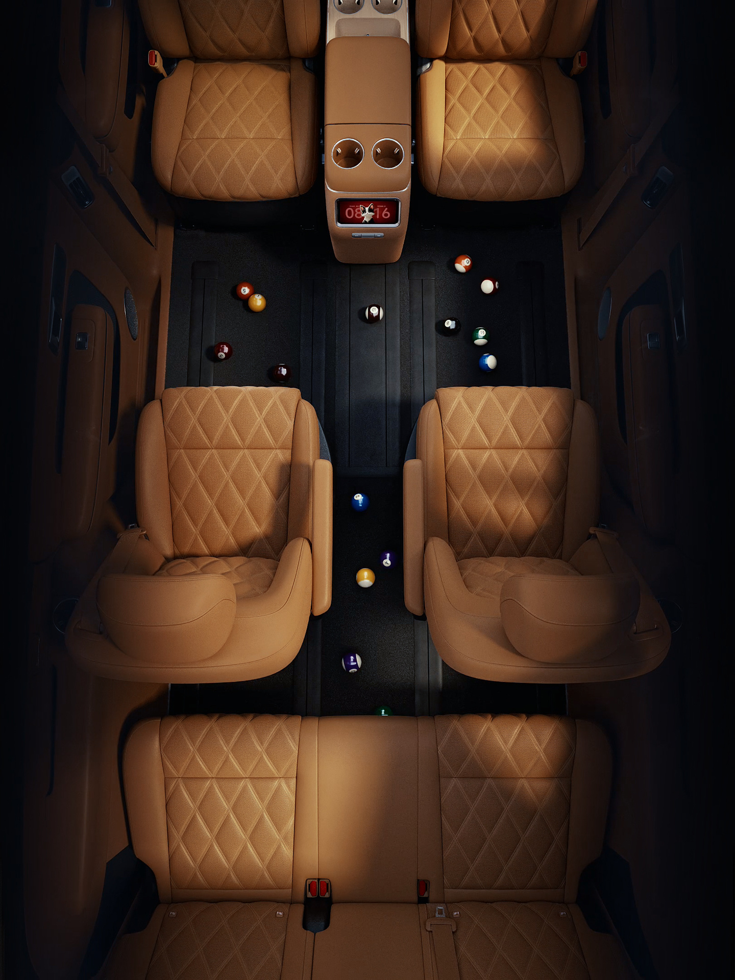 Xiaomi Pengcheng SUV Interior Showcases Flat Floor and Versatile Seating