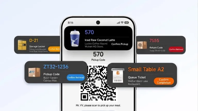 Xiaomi HyperIsland adds quick code access with three-finger swipe