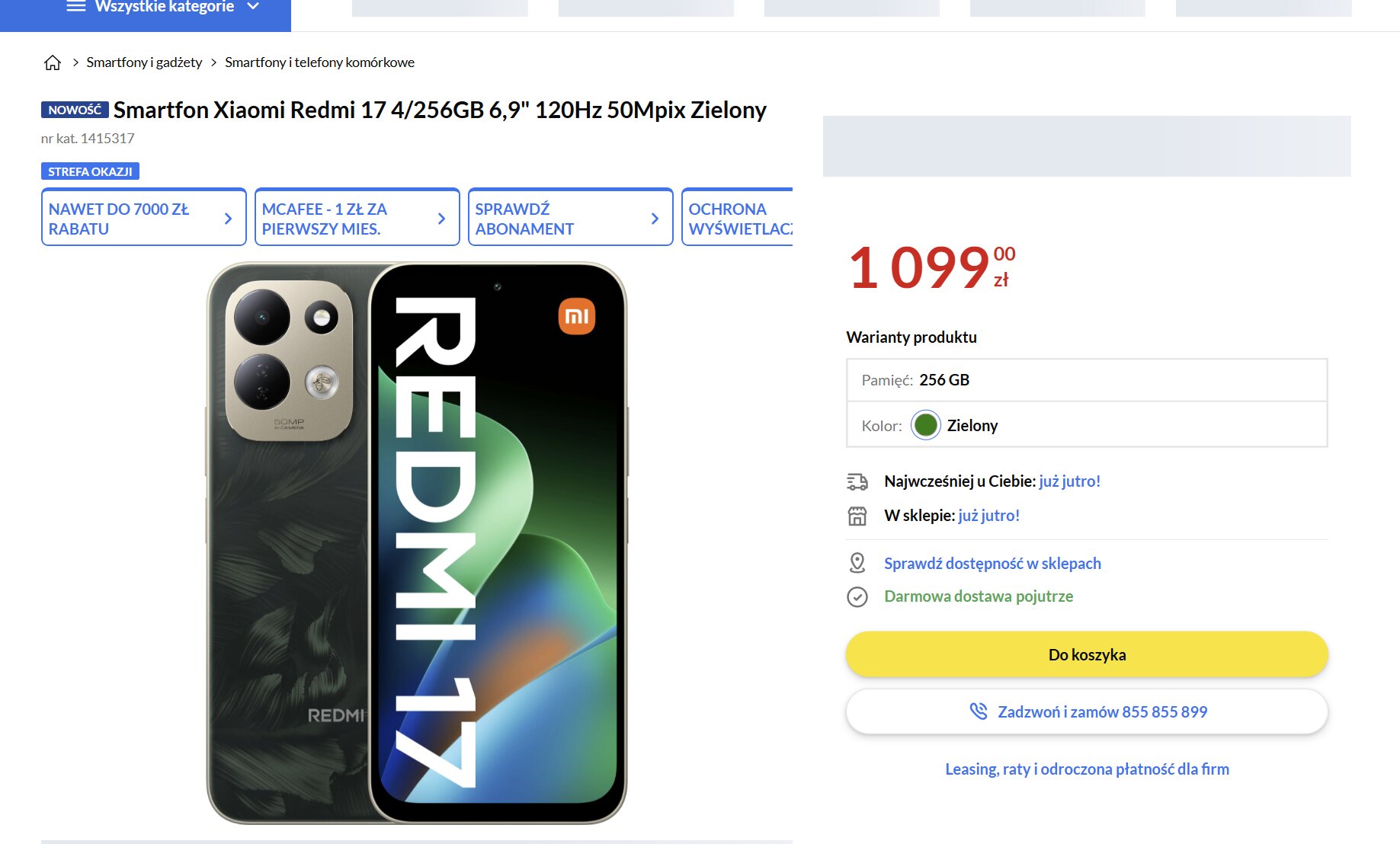 Redmi 17 4G budget smartphone