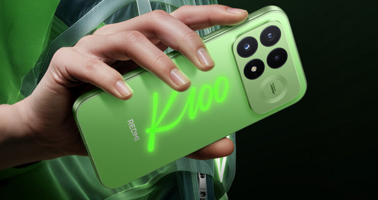 REDMI K100 Pro’s glowing color lets you make light art on phone back