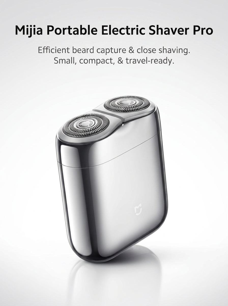 Xiaomi Launches Mi Home Portable Electric Shaver Pro with 60-Day Battery 3 electric shaver pro 1