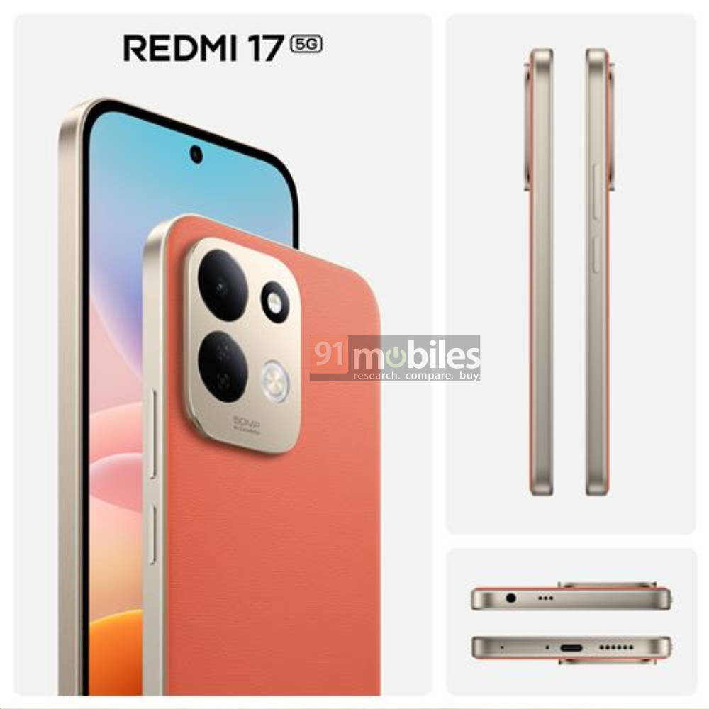 REDMI 17 5G renders reveal Snapdragon 4 Gen 5 chip and 7500mAh battery 3 REDMI 17 5G renders reveal Snapdragon 4 Gen 5 chip and massive 7500mAh battery