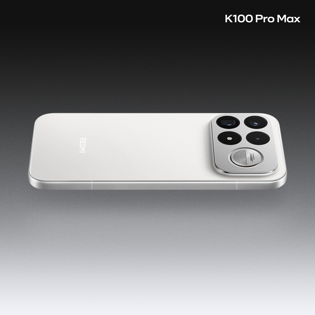 Redmi K100 Pro Max Luminous White Color Revealed Ahead of August 11 Launch