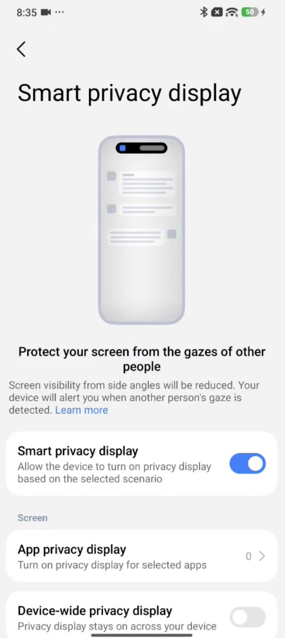 New Xiaomi Smart Privacy Display warns you when someone looks at your screen 5 smart privacy display on xiaomi device warns if someone spies on screen 6
