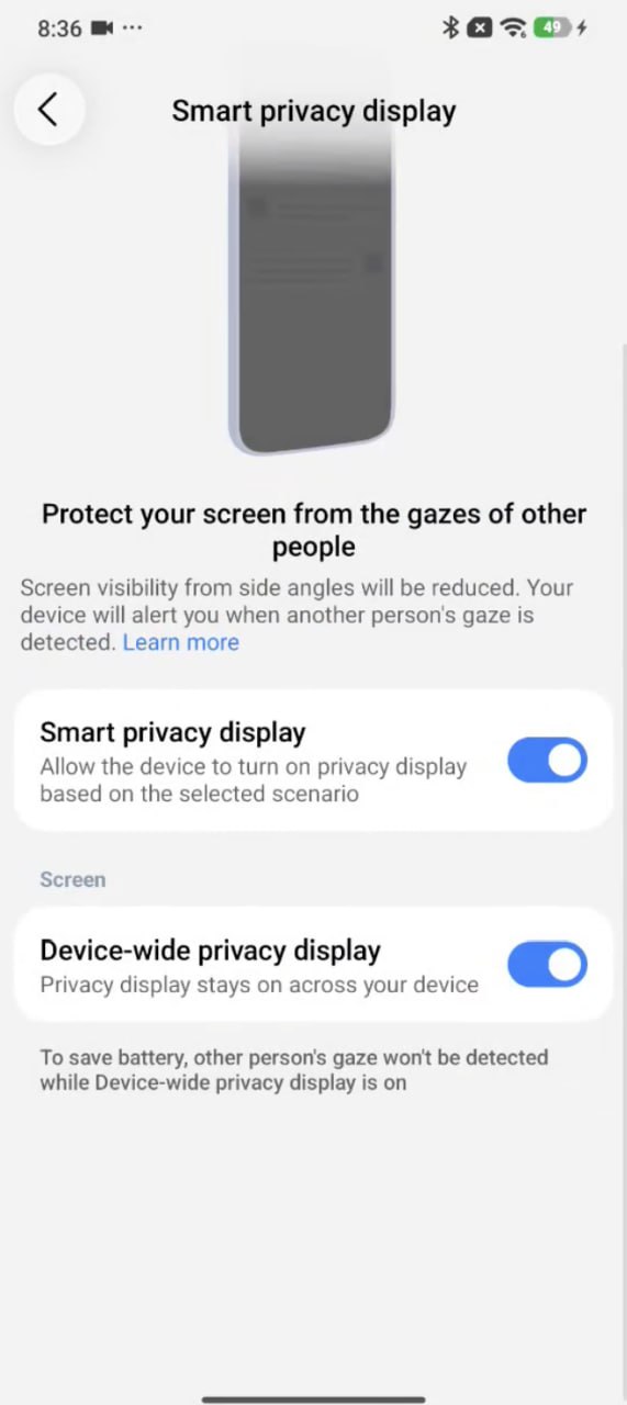 New Xiaomi Smart Privacy Display warns you when someone looks at your screen 4 smart privacy display on xiaomi device warns if someone spies on screen 7