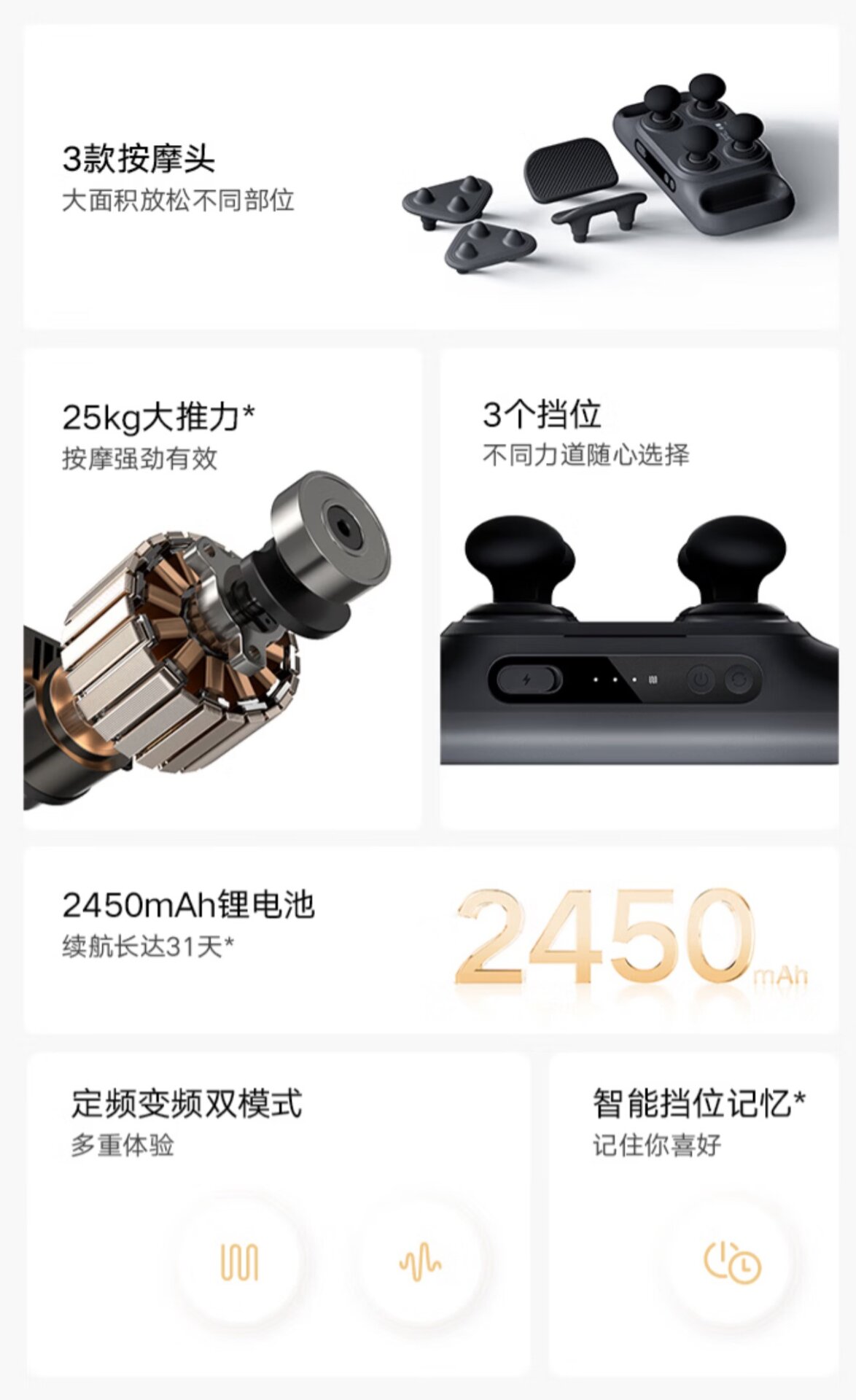 Xiaomi Mijia Multi-Head Massage Gun 3 Starts Preorders at 369 RMB in China