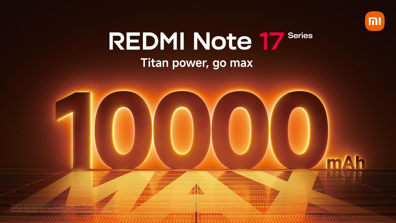 Xiaomi Previews REDMI Note 17 Pro Max with 10,000mAh Battery 2 Xiaomi Previews REDMI Note 17 Pro Max With 10,000mAh Battery Ahead of August 27 Global Lau