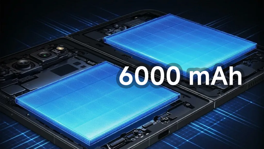 6000 mAh xiaomi 18 fold