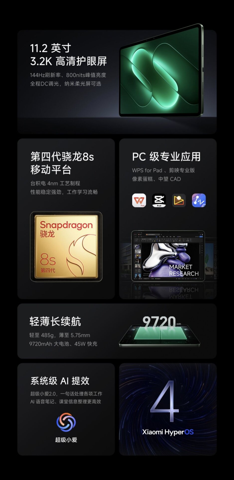 Xiaomi launches Pad 9 and Pad 9 Pro with Snapdragon 8 Gen 4 and 8 Gen 5 2 Xiaomi Pad 9 Series Launched 3