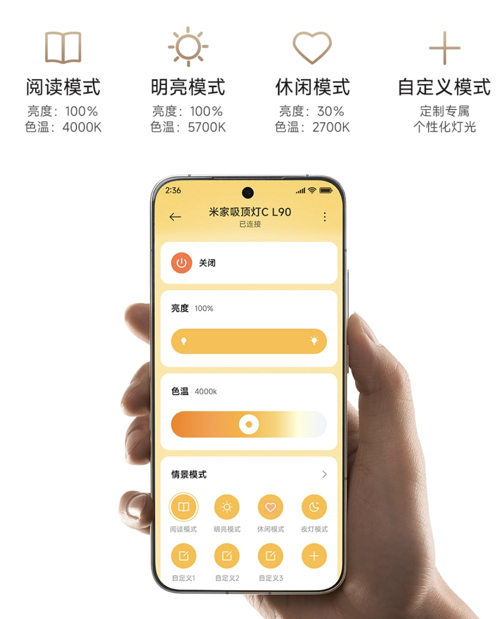 Xiaomi Launches Mijia Ceiling Light C Series with Two Models 6 Xiaomi Launches MiJia Ceiling Light C Series Crowdfunding with Two Models