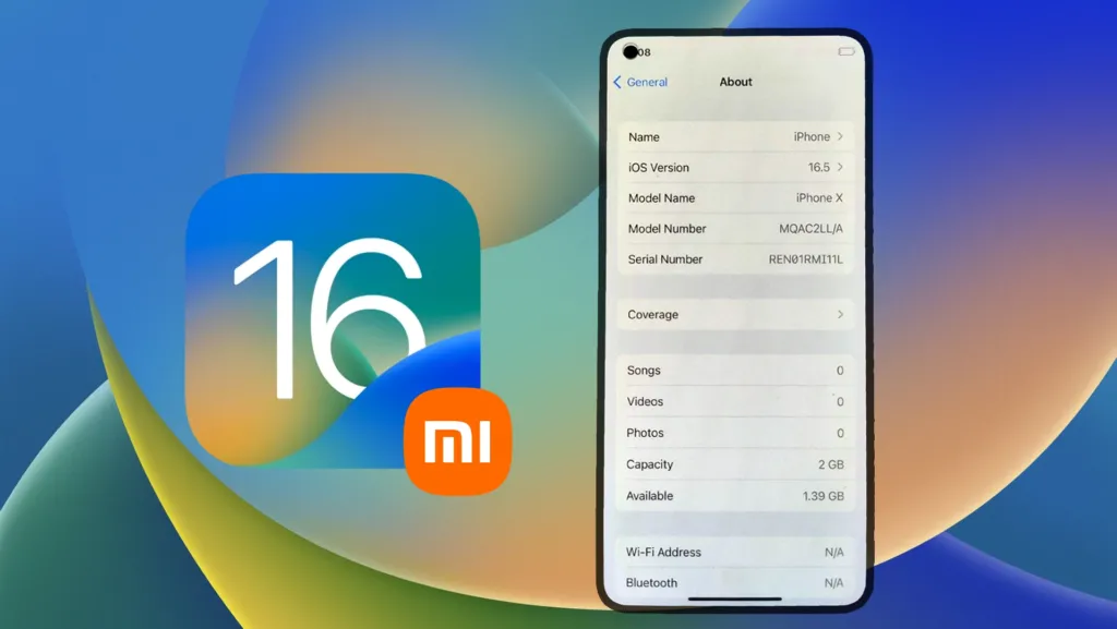 REDMI Note 12 4G and some devices run iOS 16 port