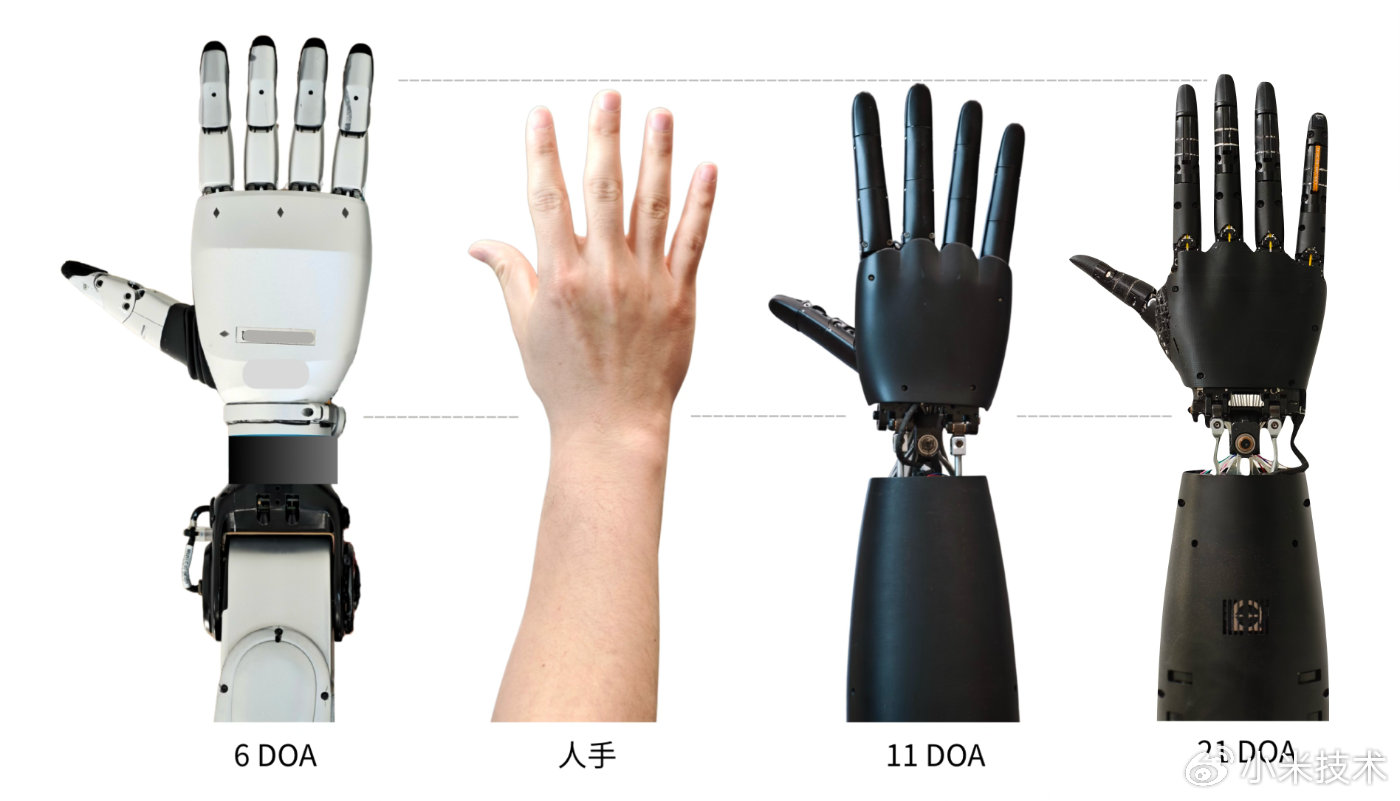 Xiaomi builds a robot hand with 26 motors to lift and hold things well 3 Xiaomi builds a robot hand with 26 motors to lift and hold things well